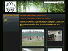 Tablet Screenshot of jeromesportsmen.org